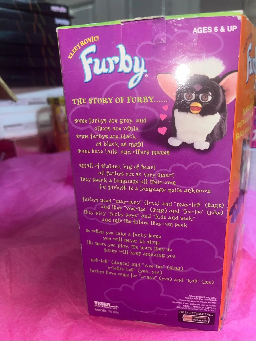 1998-1999 Spring Time Furby (Special Limited Edition, Model 70-884) NRFB